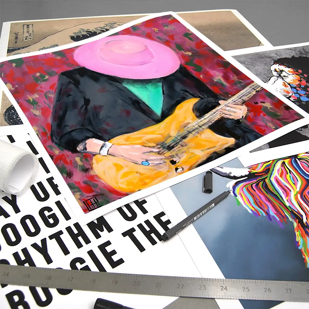 Jammin' Square Art Print Jammin' Square Art Print wall art product Studio Paint-Ing