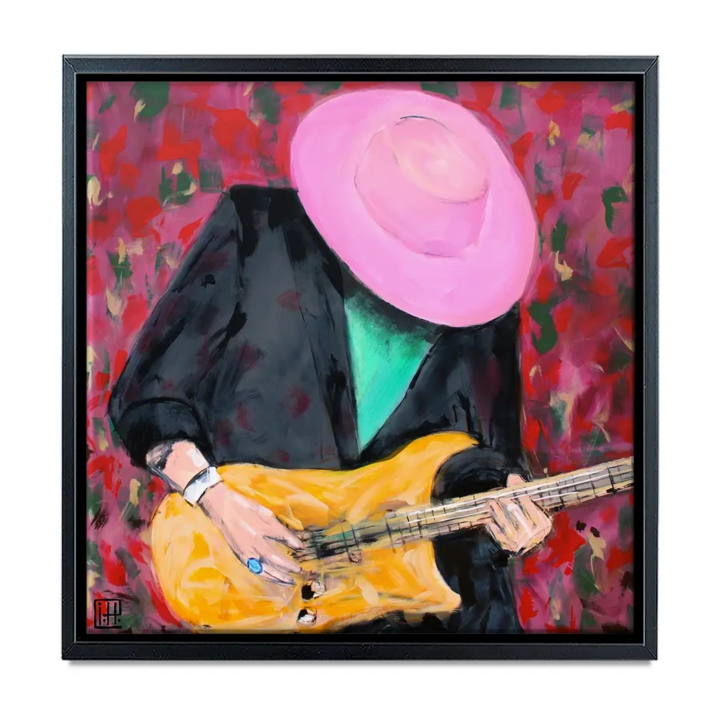 Jammin' Square Canvas Print Jammin' Square Canvas Print wall art product Studio Paint-Ing