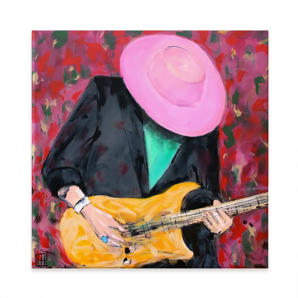 Jammin' Square Canvas Print Jammin' Square Canvas Print wall art product Studio Paint-Ing
