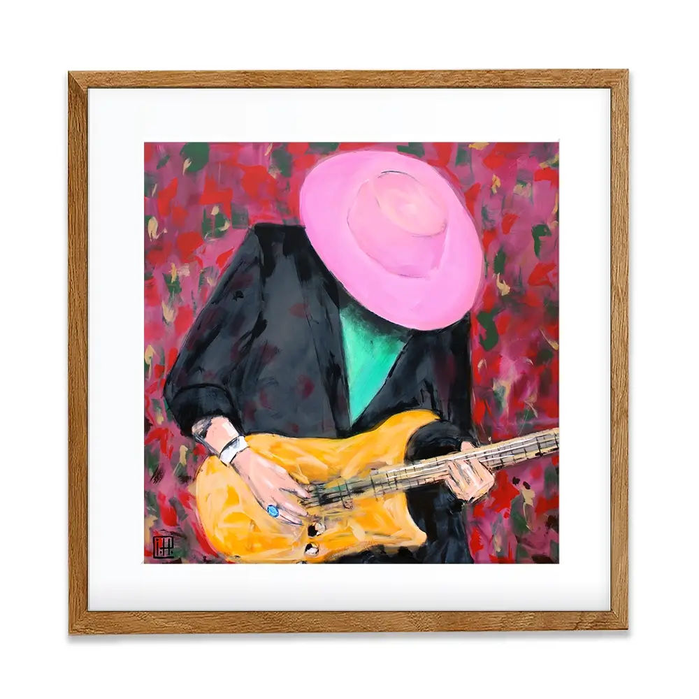 Jammin' Square Framed Art Print Jammin' Square Framed Art Print wall art product Studio Paint-Ing