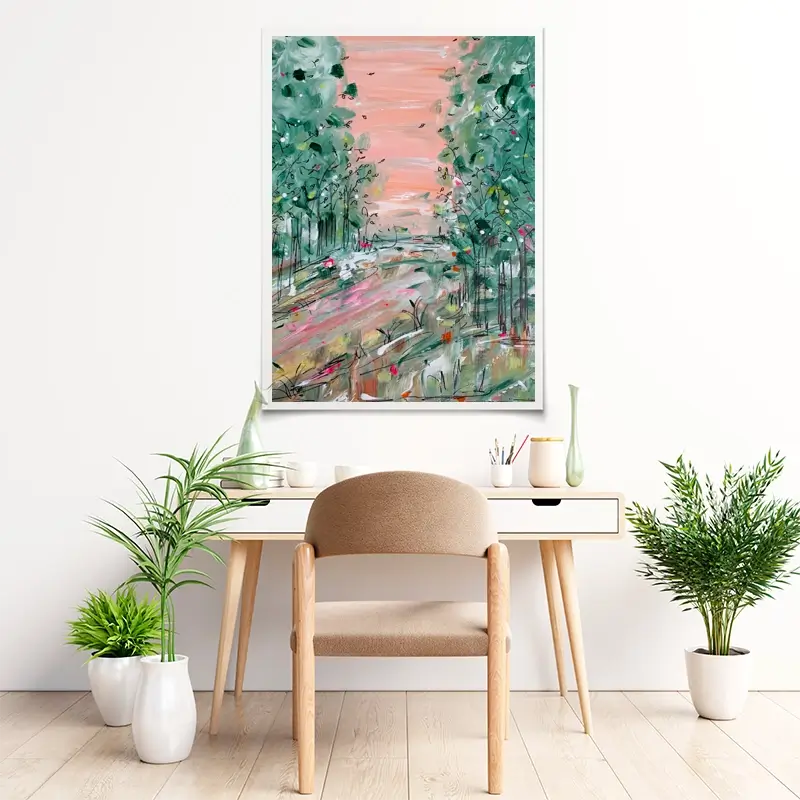 January Walks Art Print January Walks Art Print wall art product Charlotte Anna Reed