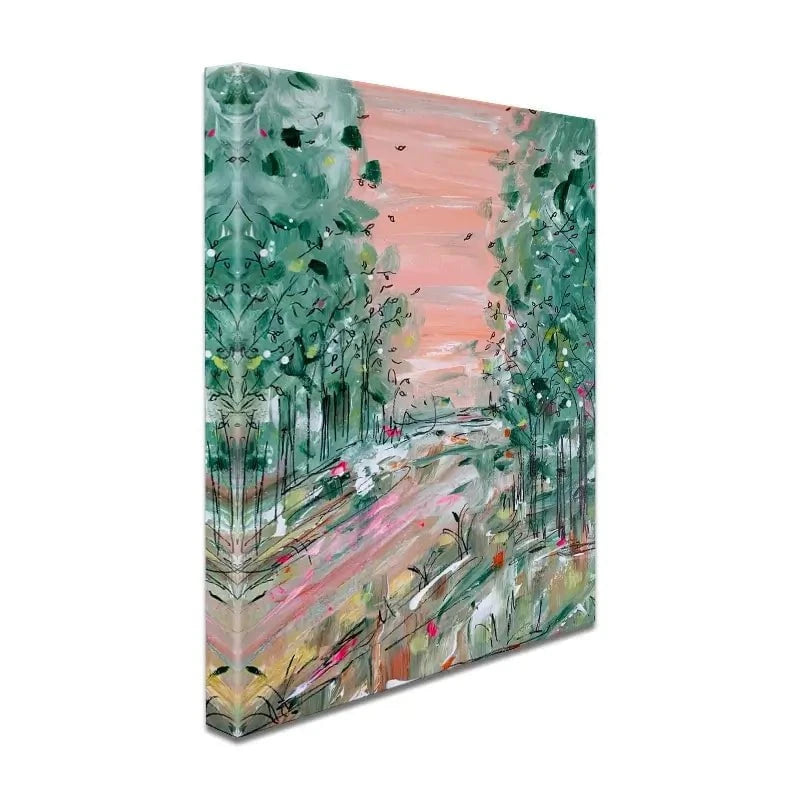 January Walks Canvas Print January Walks Canvas Print wall art product Charlotte Anna Reed
