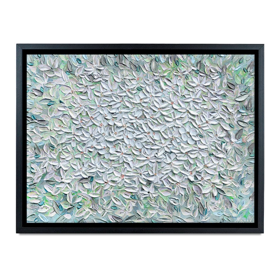 Jasmine Mint Green Canvas Print wall art product Expression By Nada