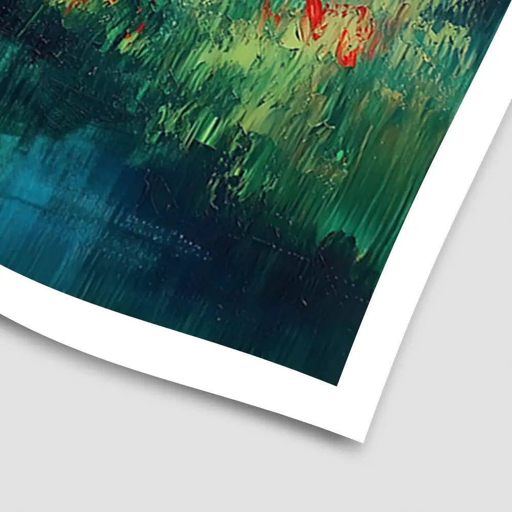 Jewel Tone Lake Art Print Jewel Tone Lake Art Print wall art product Gina Kelly - Independent