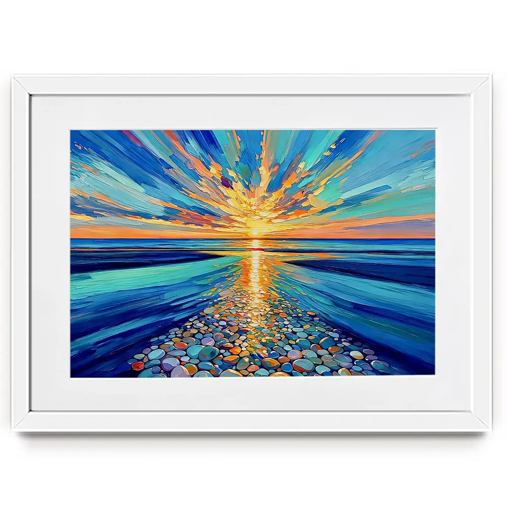 Jewels Of The Shore Framed Art Print Jewels Of The Shore Framed Art Print wall art product David Alexander Elder