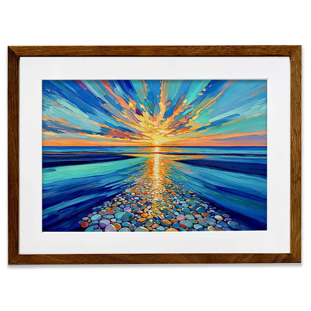 Jewels Of The Shore Framed Art Print Jewels Of The Shore Framed Art Print wall art product David Alexander Elder