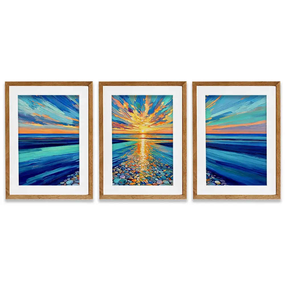 Jewels Of The Shore Framed Art Print Trio Jewels Of The Shore Framed Art Print Trio wall art product David Alexander Elder