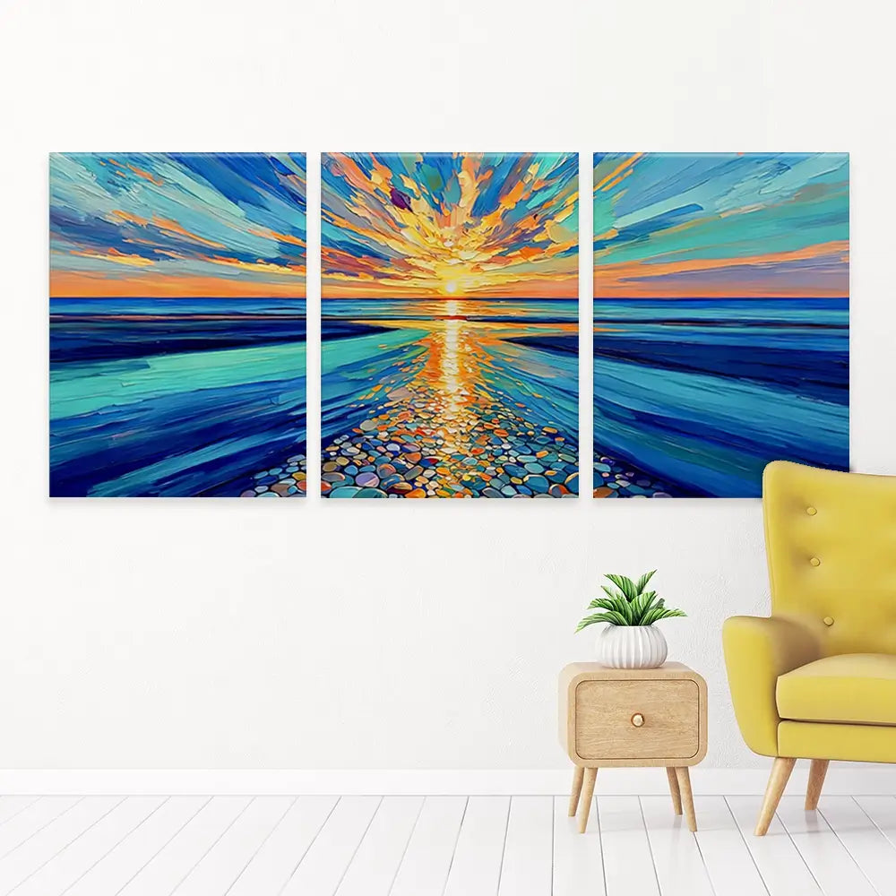 Jewels Of The Shore Trio Canvas Print Jewels Of The Shore Trio Canvas Print wall art product David Alexander Elder