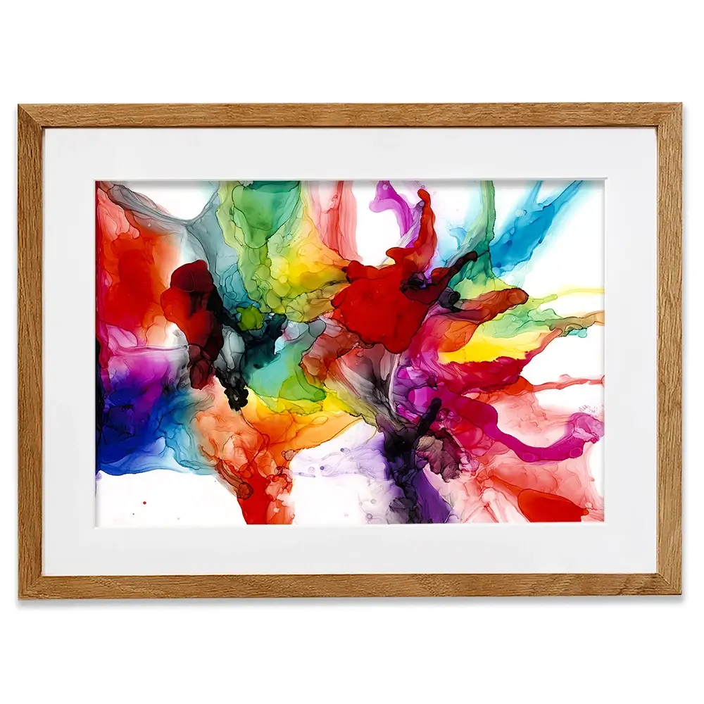 Jeweltone Prism 2 Framed Art Print Jeweltone Prism 2 Framed Art Print wall art product Jennifer Goldberger