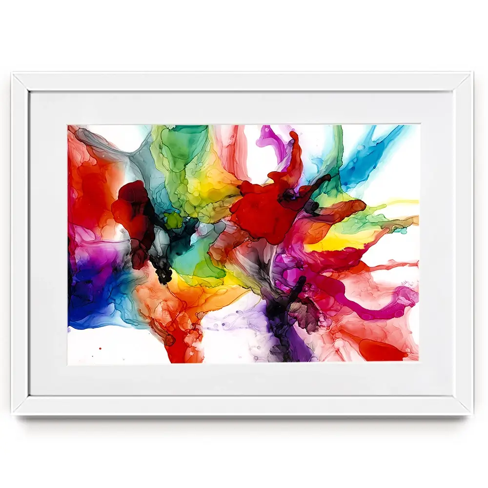 Jeweltone Prism 2 Framed Art Print Jeweltone Prism 2 Framed Art Print wall art product Jennifer Goldberger