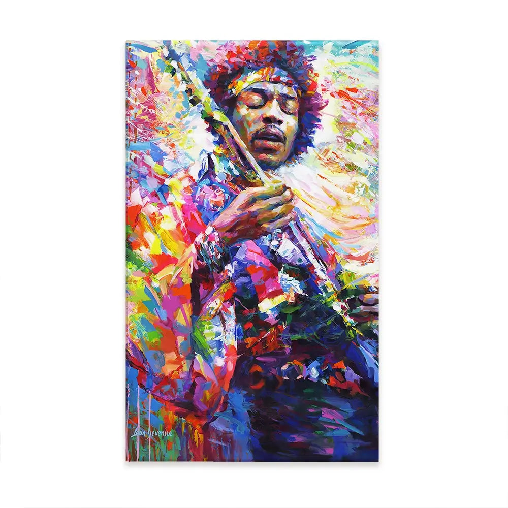 Jimi Hendrix Oversized Canvas Print Jimi Hendrix Oversized Canvas Print wall art product Leon Devenice