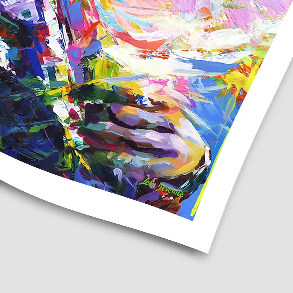 Jimi Hendrix Square Art Print Jimi Hendrix Square Art Print wall art product Leon Devenice