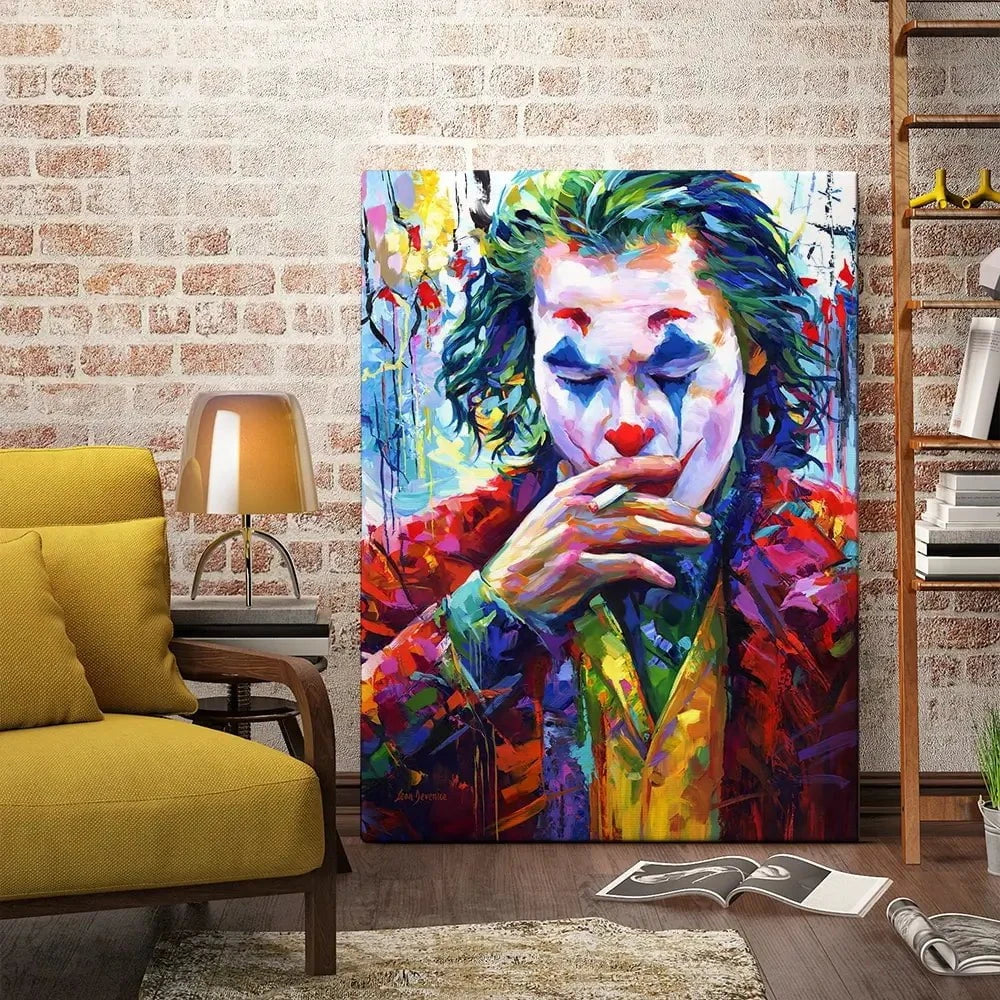 Joker Canvas Print Joker Canvas Print wall art product Leon Devenice