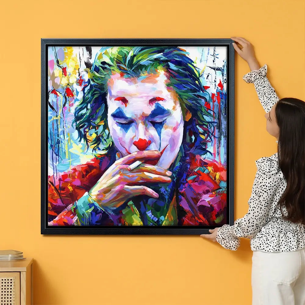 Joker Oversized Canvas Print Joker Oversized Canvas Print wall art product Art Print Shop