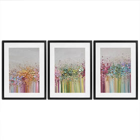 Journey Of Colour Framed Art Print Trio Journey Of Colour Framed Art Print Trio wall art product Nada Khatib