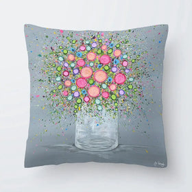 Joy In Every Bloom Cushion Joy In Every Bloom Cushion wall art product Jo Gough
