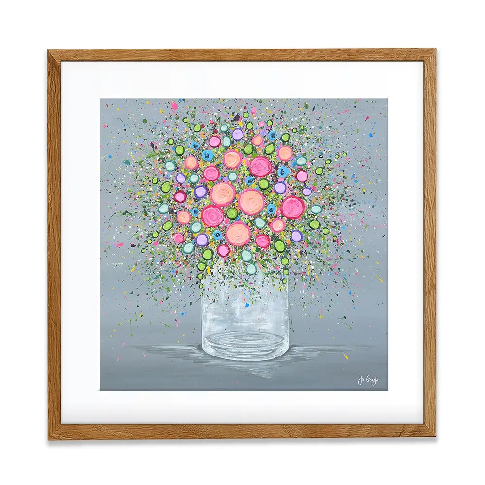 Joy In Every Bloom Framed Art Print Joy In Every Bloom Framed Art Print wall art product Jo Gough