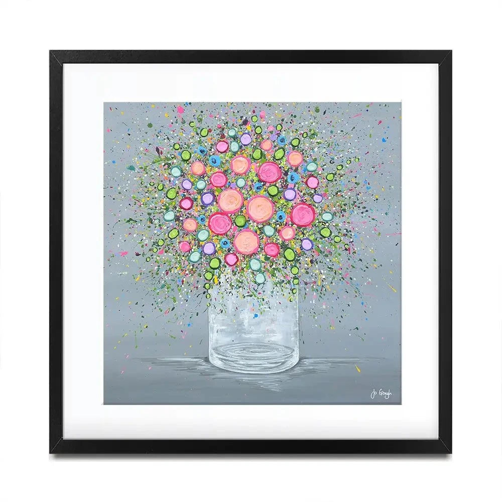 Joy In Every Bloom Framed Art Print Joy In Every Bloom Framed Art Print wall art product Jo Gough