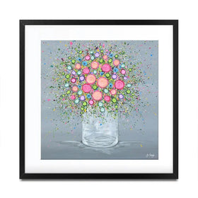 Joy In Every Bloom Framed Art Print Joy In Every Bloom Framed Art Print wall art product Jo Gough