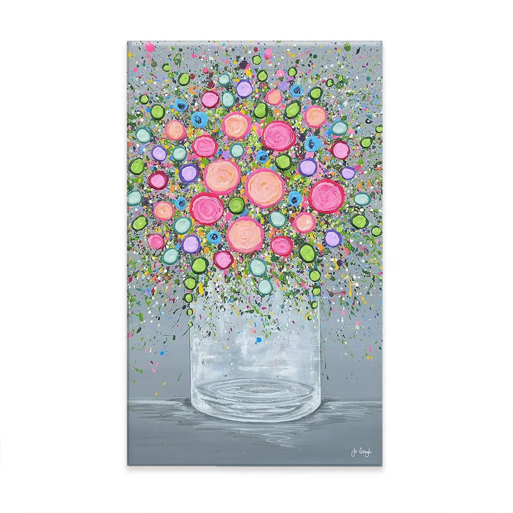 Joy In Every Bloom Oversized Canvas Print Joy In Every Bloom Oversized Canvas Print wall art product Art Print Shop