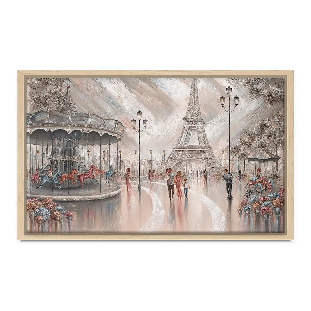 Joy In Paris Canvas Print Joy In Paris Canvas Print wall art product Isabella Karolewicz