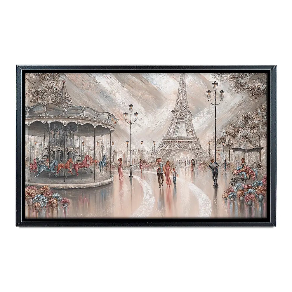Joy In Paris Canvas Print Joy In Paris Canvas Print wall art product Isabella Karolewicz