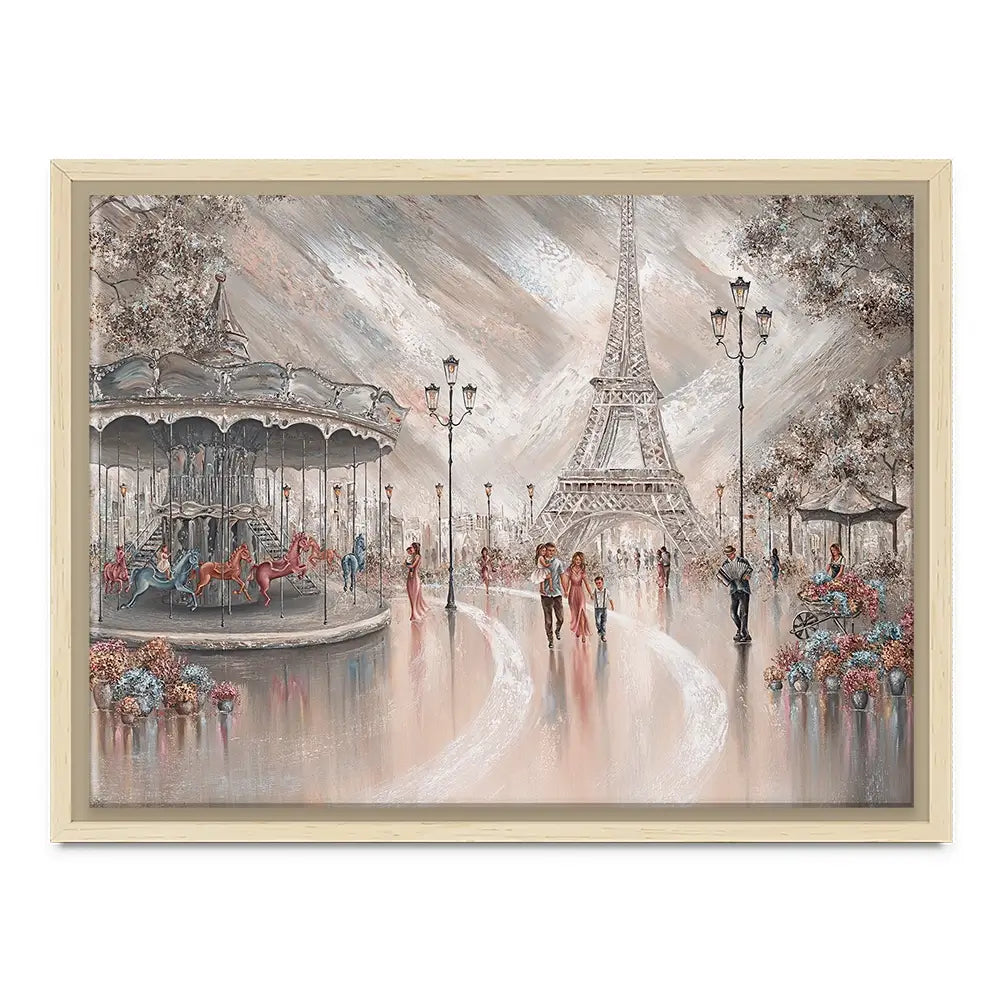 Joy In Paris Canvas Print Joy In Paris Canvas Print wall art product Isabella Karolewicz