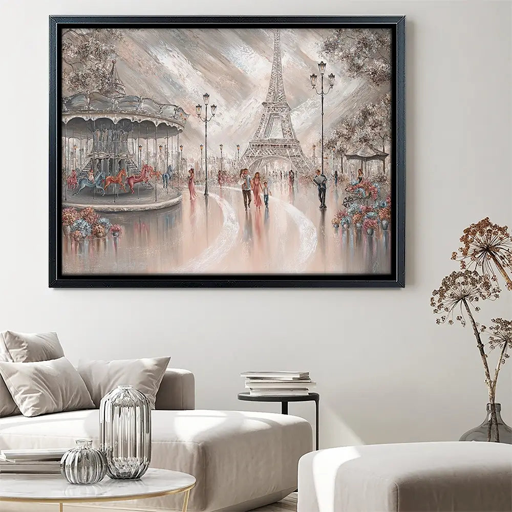 Joy In Paris Canvas Print Joy In Paris Canvas Print wall art product Isabella Karolewicz
