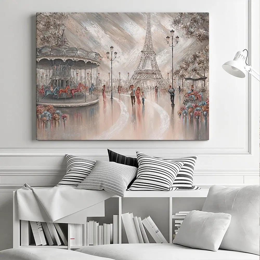 Joy In Paris Canvas Print Joy In Paris Canvas Print wall art product Isabella Karolewicz