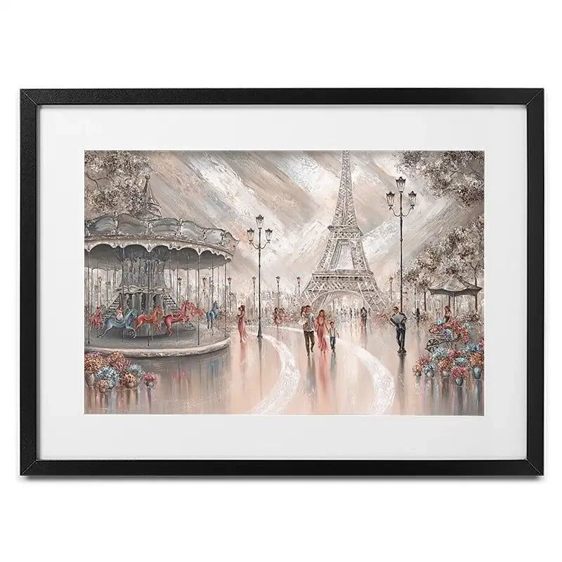 Joy In Paris Framed Art Print Joy In Paris Framed Art Print wall art product Isabella Karolewicz