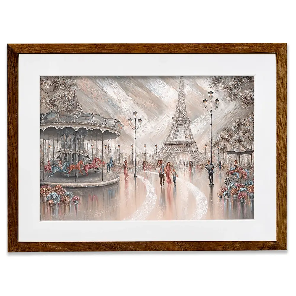 Joy In Paris Framed Art Print Joy In Paris Framed Art Print wall art product Isabella Karolewicz