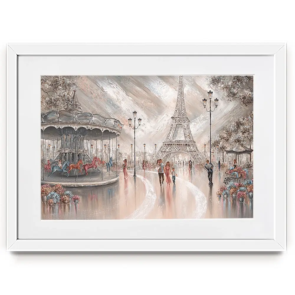 Joy In Paris Framed Art Print Joy In Paris Framed Art Print wall art product Isabella Karolewicz
