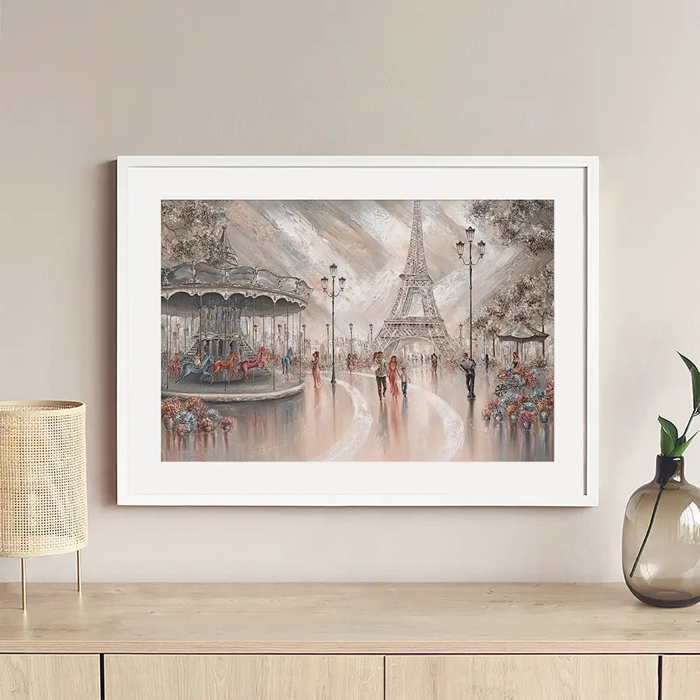 Joy In Paris Framed Art Print Joy In Paris Framed Art Print wall art product Isabella Karolewicz