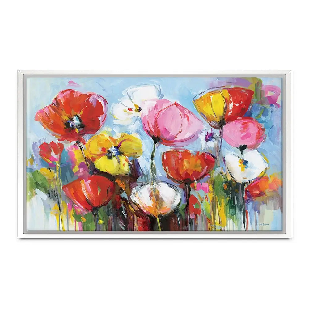 Joyful Flowers Canvas Print Joyful Flowers Canvas Print wall art product Leon Devenice