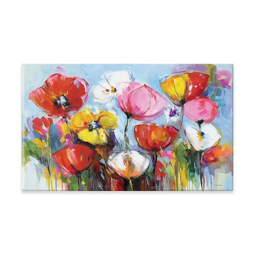 Joyful Flowers Canvas Print Joyful Flowers Canvas Print wall art product Leon Devenice