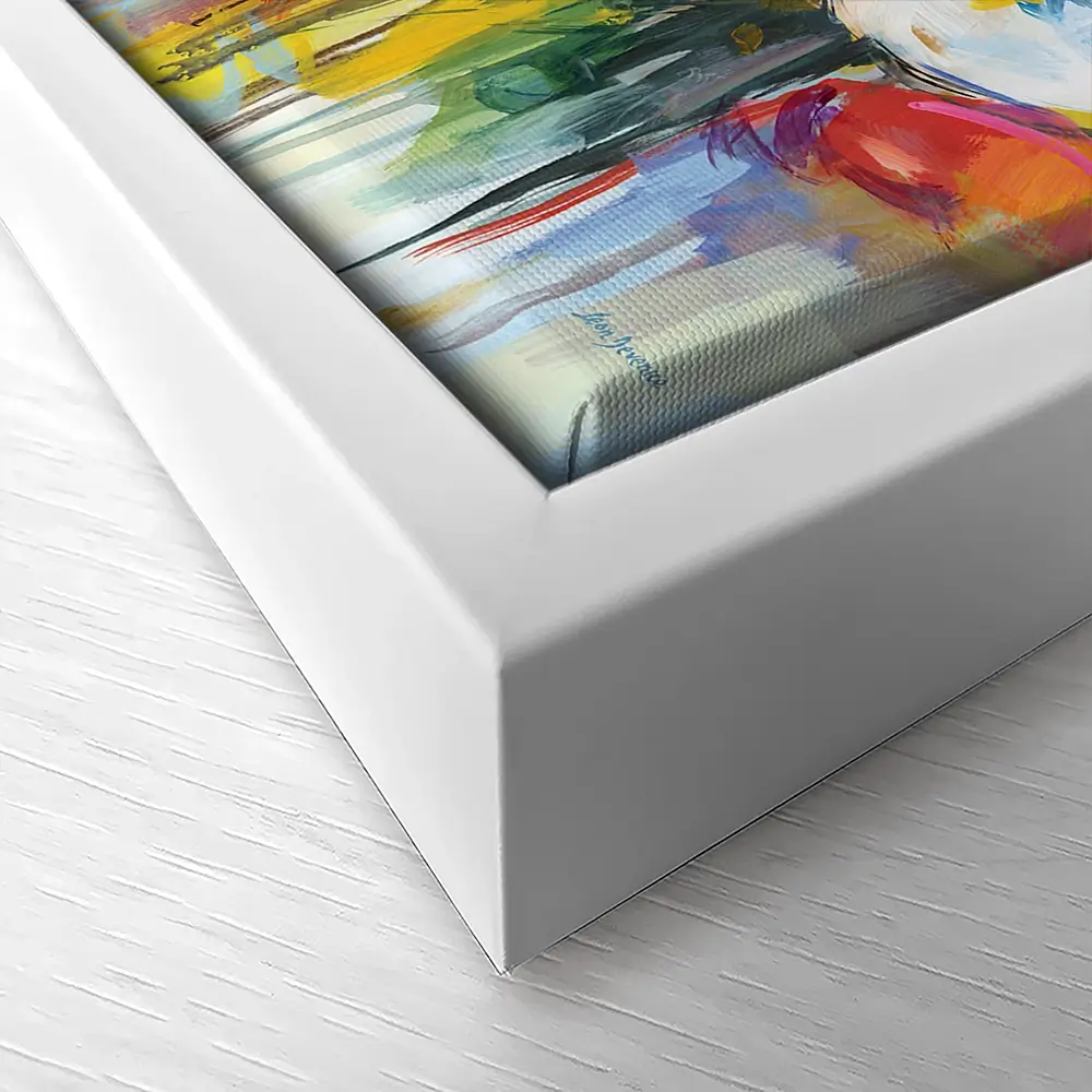 Joyful Flowers Canvas Print Joyful Flowers Canvas Print wall art product Leon Devenice