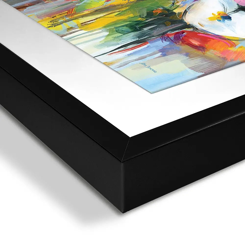 Joyful Flowers Framed Art Print Joyful Flowers Framed Art Print wall art product Leon Devenice