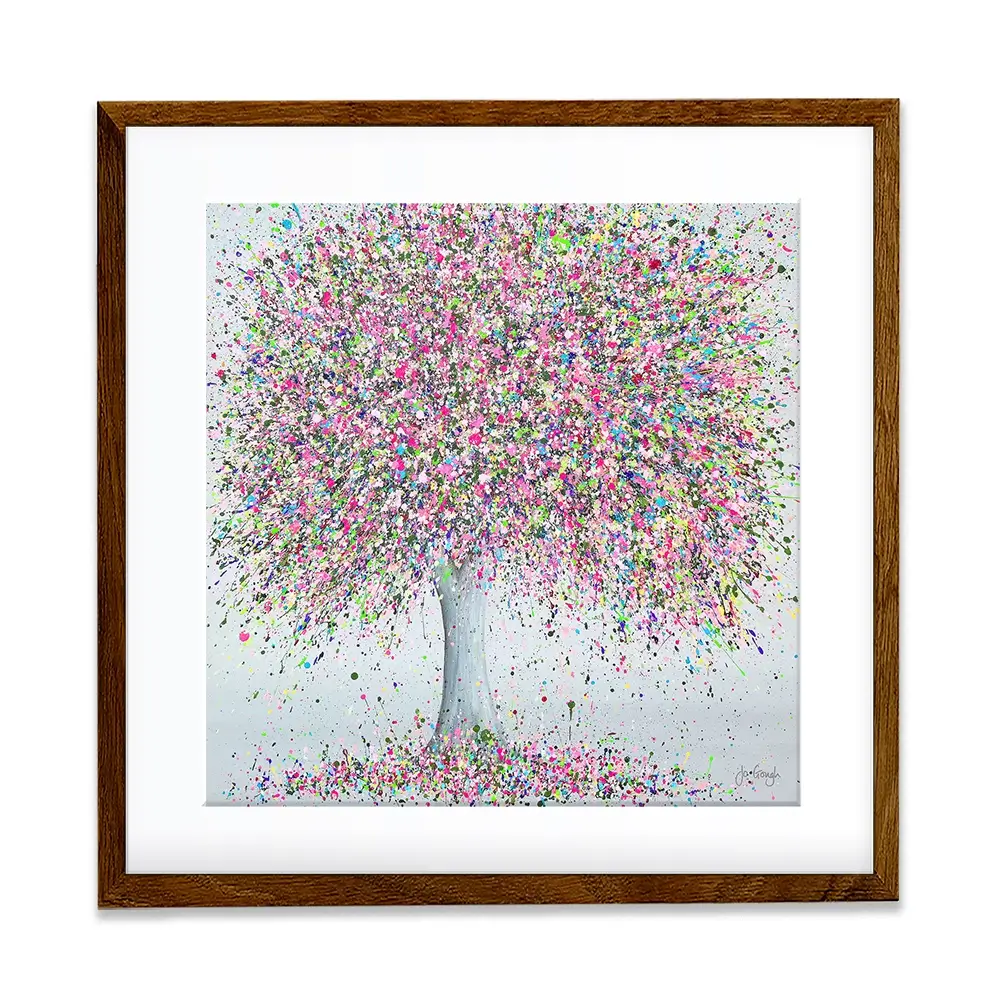 Joyful Love Framed Art Print Joyful Love Framed Art Print wall art product Jo Gough
