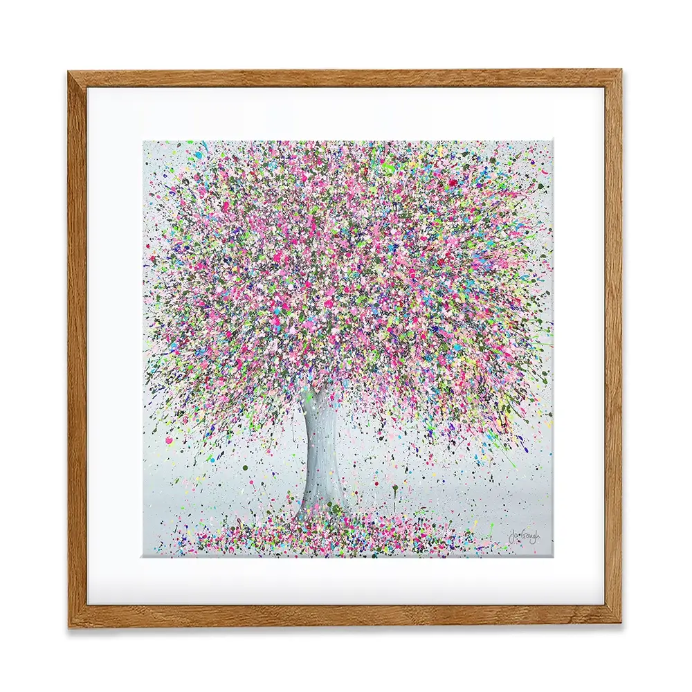 Joyful Love Framed Art Print Joyful Love Framed Art Print wall art product Jo Gough