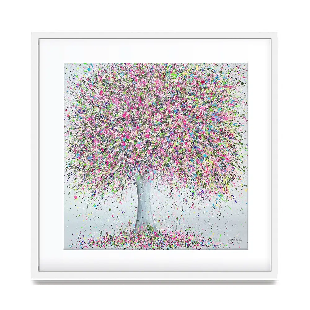 Joyful Love Framed Art Print Joyful Love Framed Art Print wall art product Jo Gough