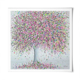 Joyful Love Square Art Print Joyful Love Square Art Print wall art product Jo Gough