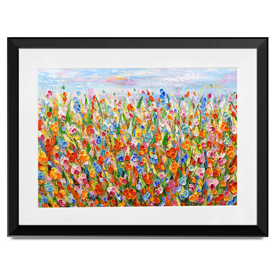 Joyful Meadow Framed Art Print Joyful Meadow Framed Art Print wall art product Olga Tkachyk
