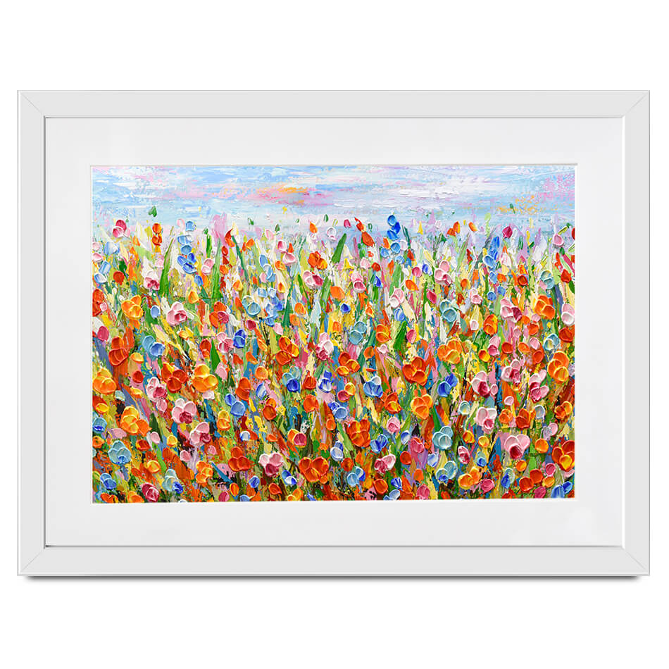 Joyful Meadow Framed Art Print Joyful Meadow Framed Art Print wall art product Olga Tkachyk