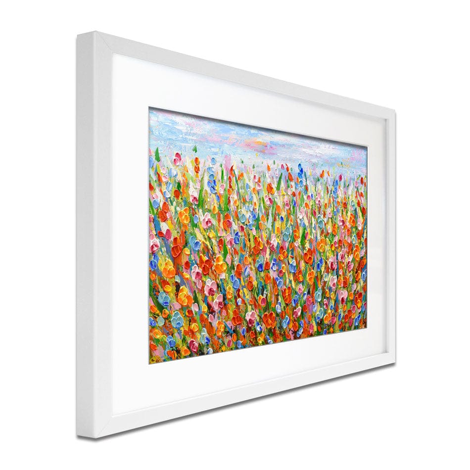 Joyful Meadow Framed Art Print wall art product Olga Tkachyk