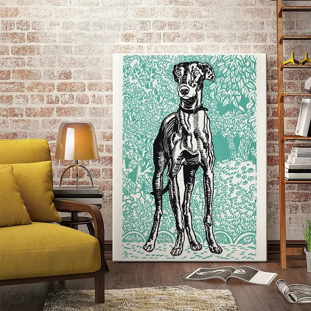 Jung's Dogs Canvas Print Jung's Dogs Canvas Print wall art product Moriz Jung