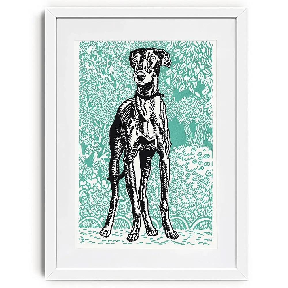 Jung's Dogs Framed Art Print Jung's Dogs Framed Art Print wall art product Moriz Jung