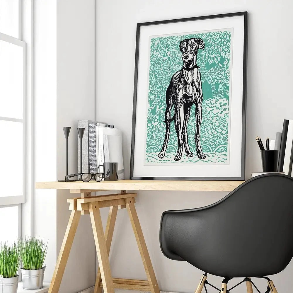 Jung's Dogs Framed Art Print Jung's Dogs Framed Art Print wall art product Moriz Jung