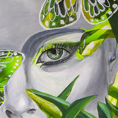 Jungle In My Head Canvas Print wall art product Liz Pangrazi Art