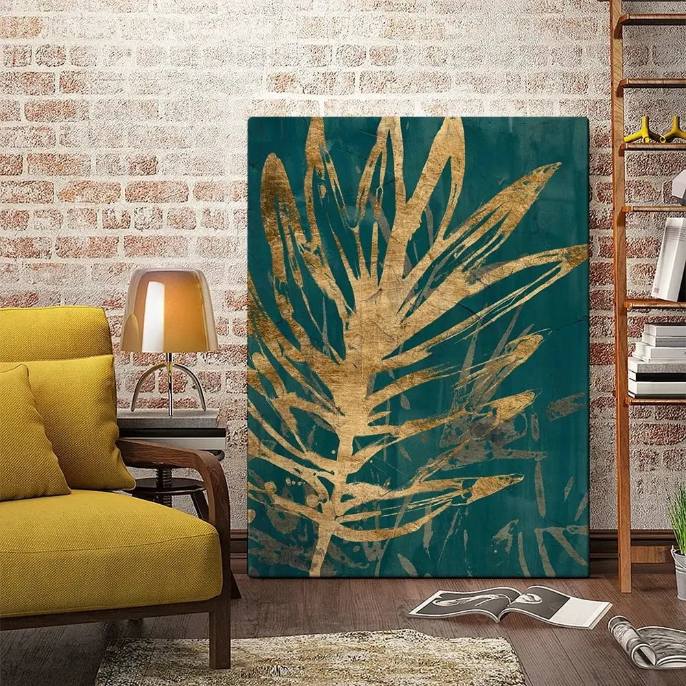 Jungle Leaves Canvas Print Jungle Leaves Canvas Print wall art product June Erica Vess