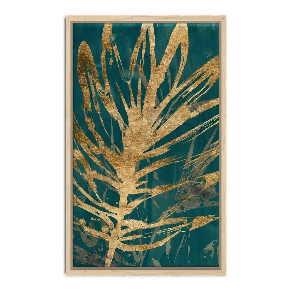 Jungle Leaves Canvas Print Jungle Leaves Canvas Print wall art product June Erica Vess
